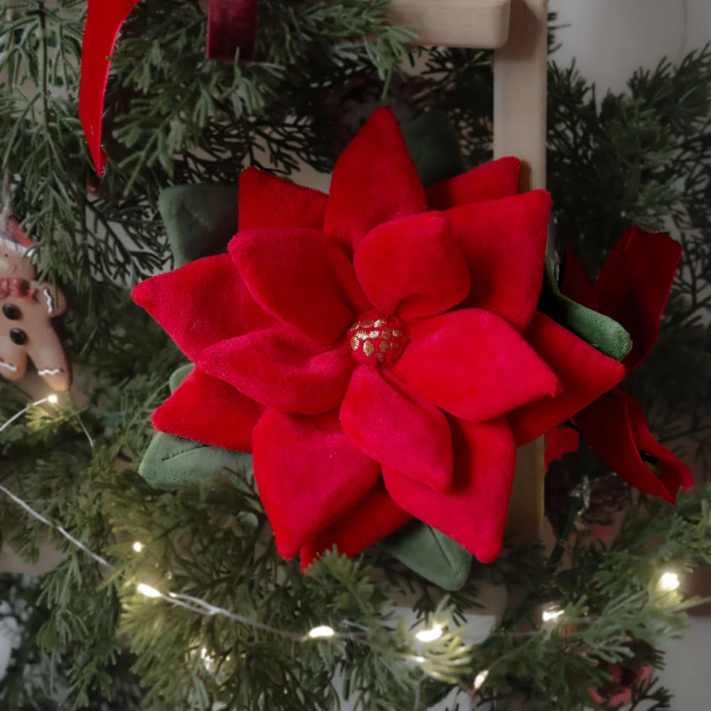 Snuffle Poinsettia 嗅聞狗狗毛絨玩具