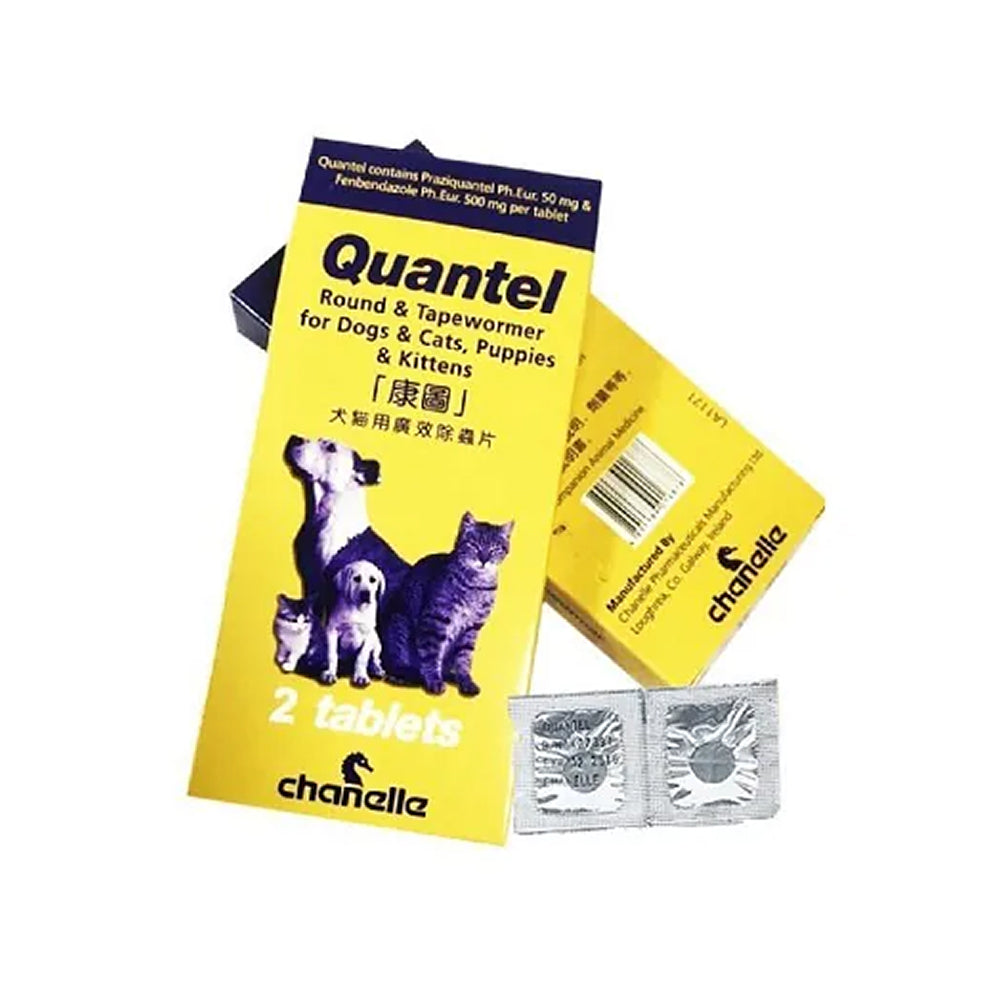 Quantel 犬貓幼犬幼貓用圓蟲及絛蟲杜蟲藥