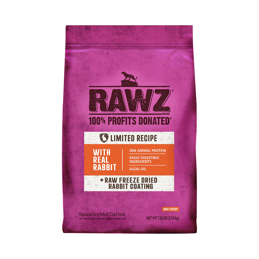 限定配方 無穀物乾糧 配 冻乾兔肉包裹 貓糧