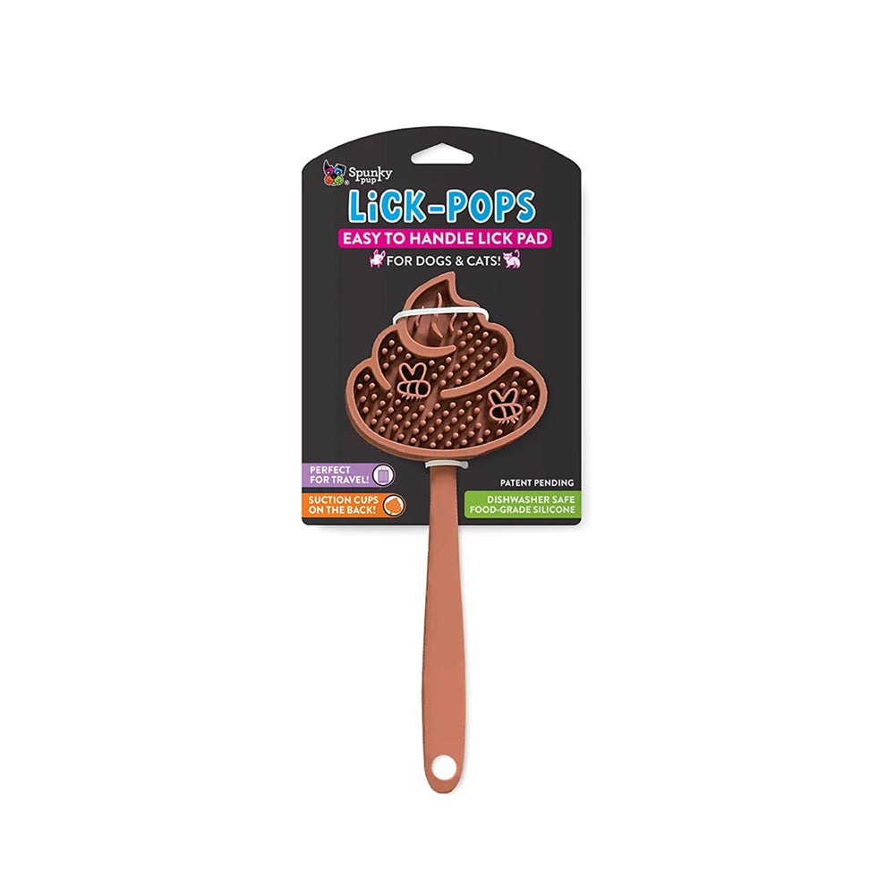 Lick Pad Spatula - Poop Emoji 可舔食墊玩具