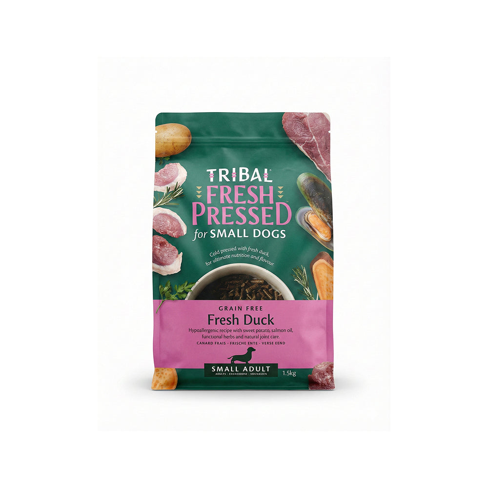 Tribal Pet Foods 冷壓鴨肉小型犬乾糧