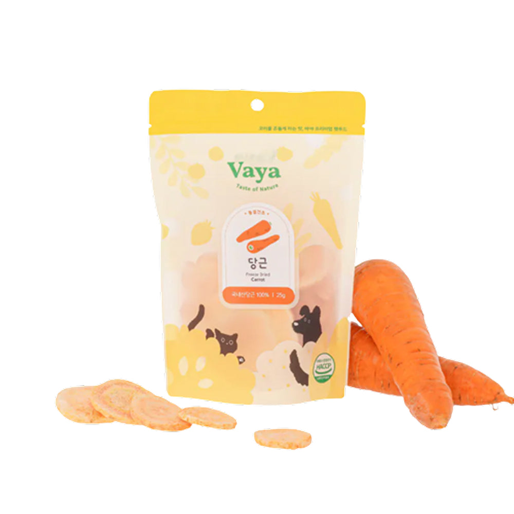 Freeze Dried Sliced Carrot Dog Treats