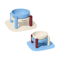 Vetreska - Mist and Merlot 陶瓷寵物碗及餐墊套裝