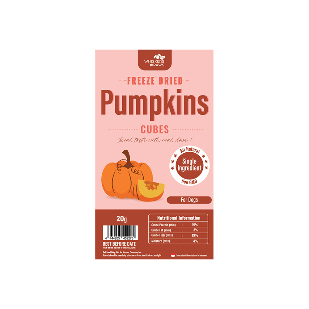WNP Freeze Dried Pumpkins Treats for Dogs