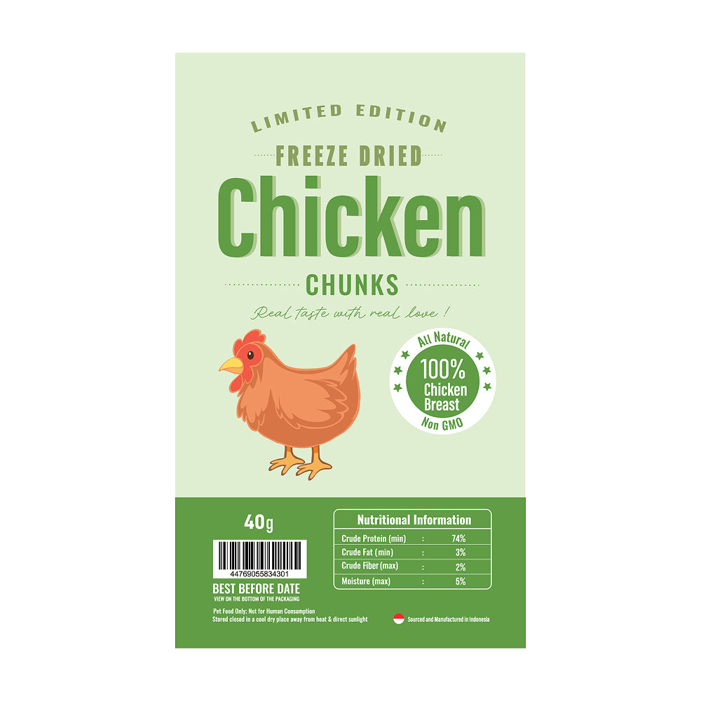 Limited Edition Freeze Dried Chicken Treats for Dogs & Cats