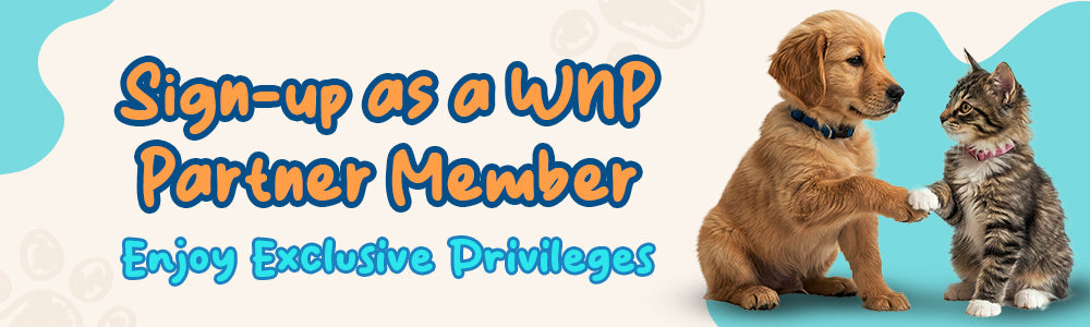 Sign-up Whiskers N Paws - Organisational Partners