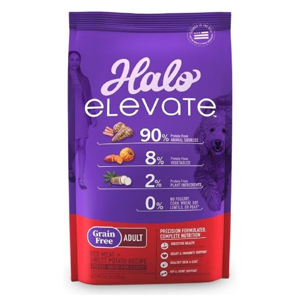 elevate 無穀物凍乾外層紅肉和甜薯 成犬乾糧