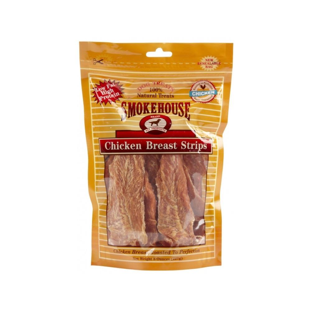 Smokehouse - Chicken Breast Strips Dog Treats 8 oz
