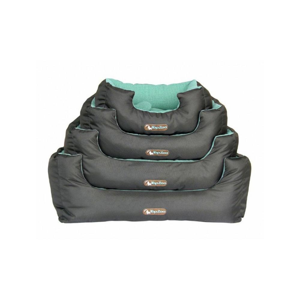Topzoo - Dodo Cosy Canvas Dog Bed Green