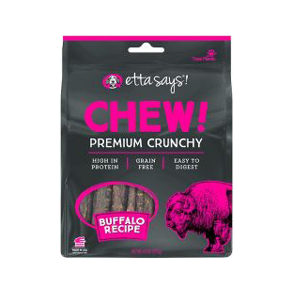 Etta says - Chew! Crunchy Buffalo Dog Chews 4.5 oz