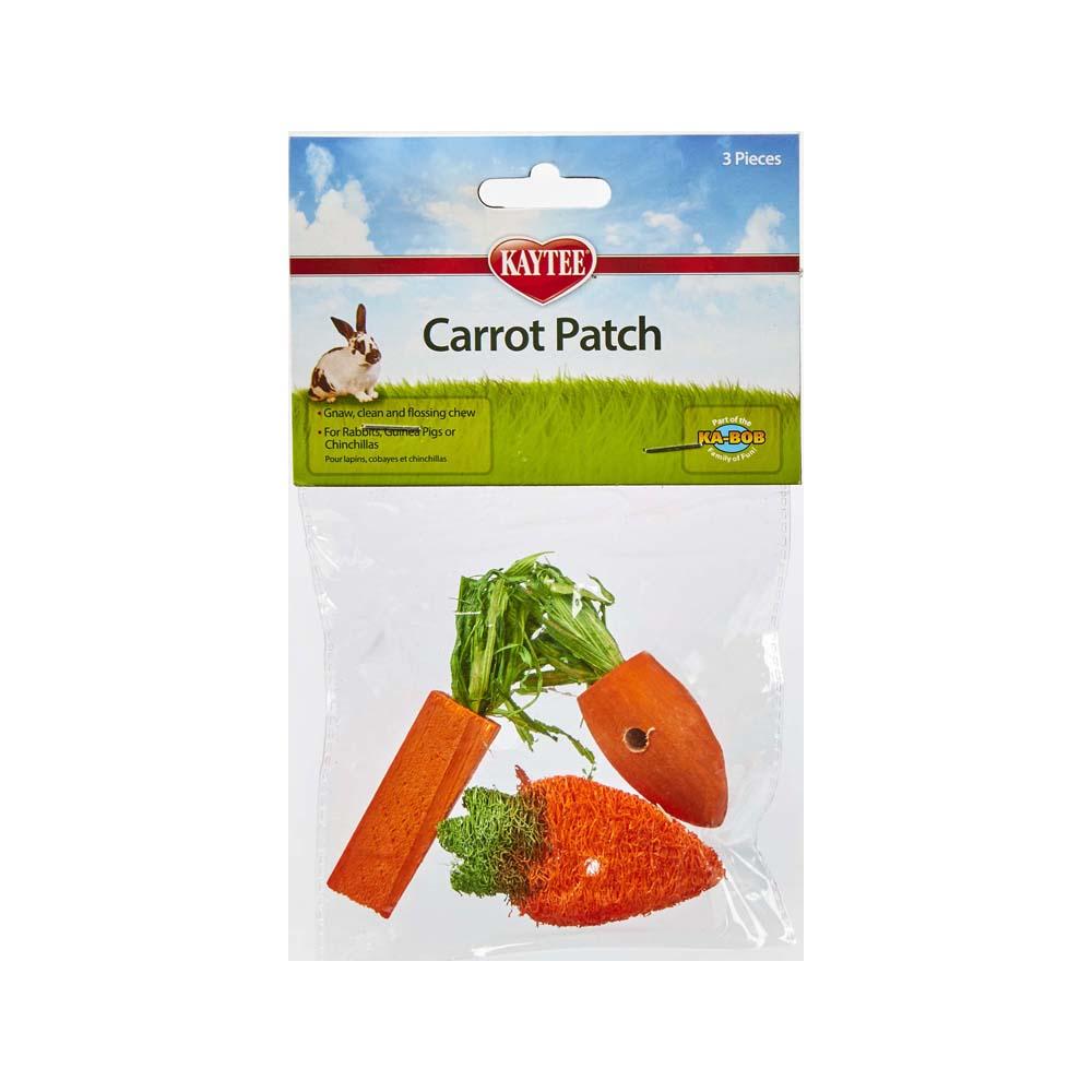 Kaytee - Carrot Patch Small Animal Chew Toy 3 pcs