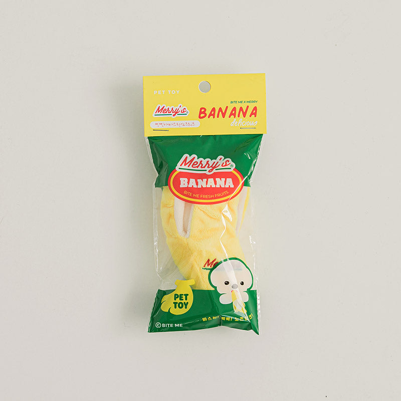 快樂的香蕉狗玩具
