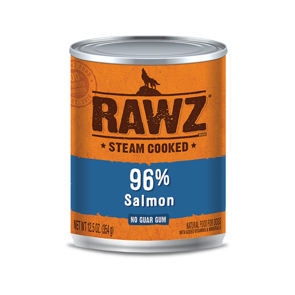 RAWZ - 96% Salmon Dog Can 12.5 oz
