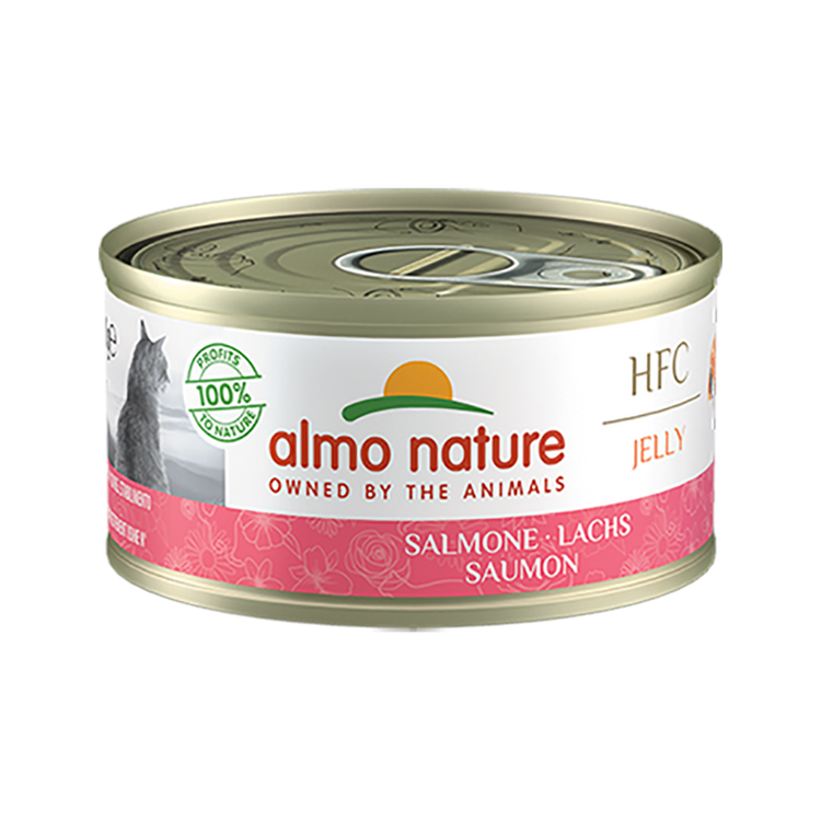 Almo Nature - Jelly Salmon Cat Can 70 g