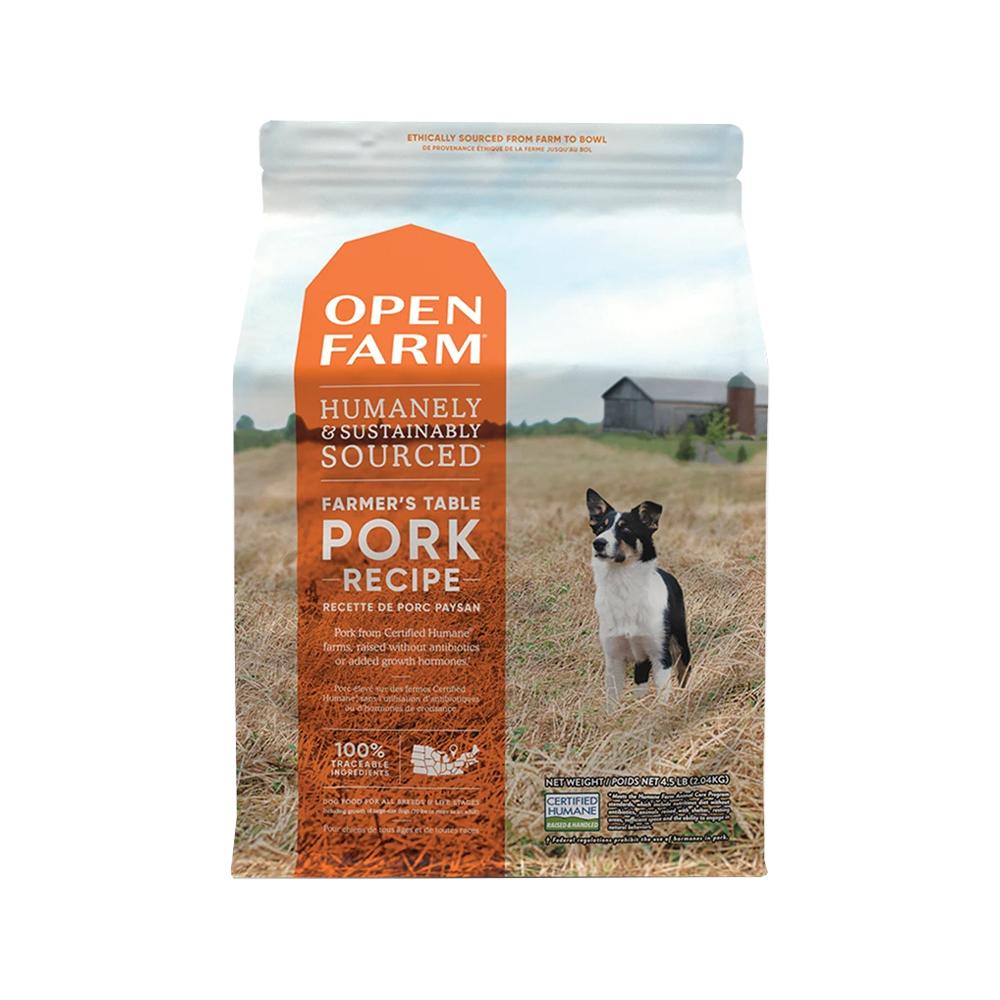 Open Farm - Farmer's Table Pork Dog Dry Food 12 lb