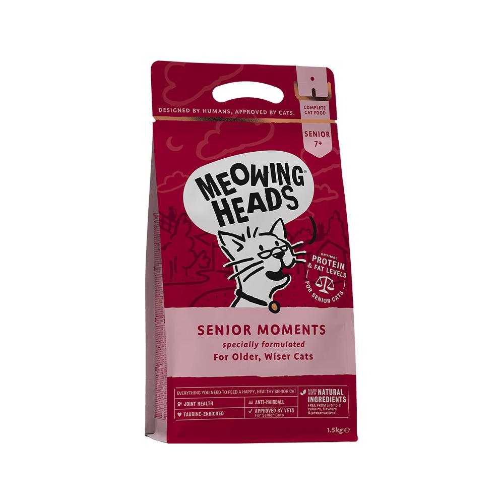 Meowing Heads - Senior Moments Dry Cat Food 