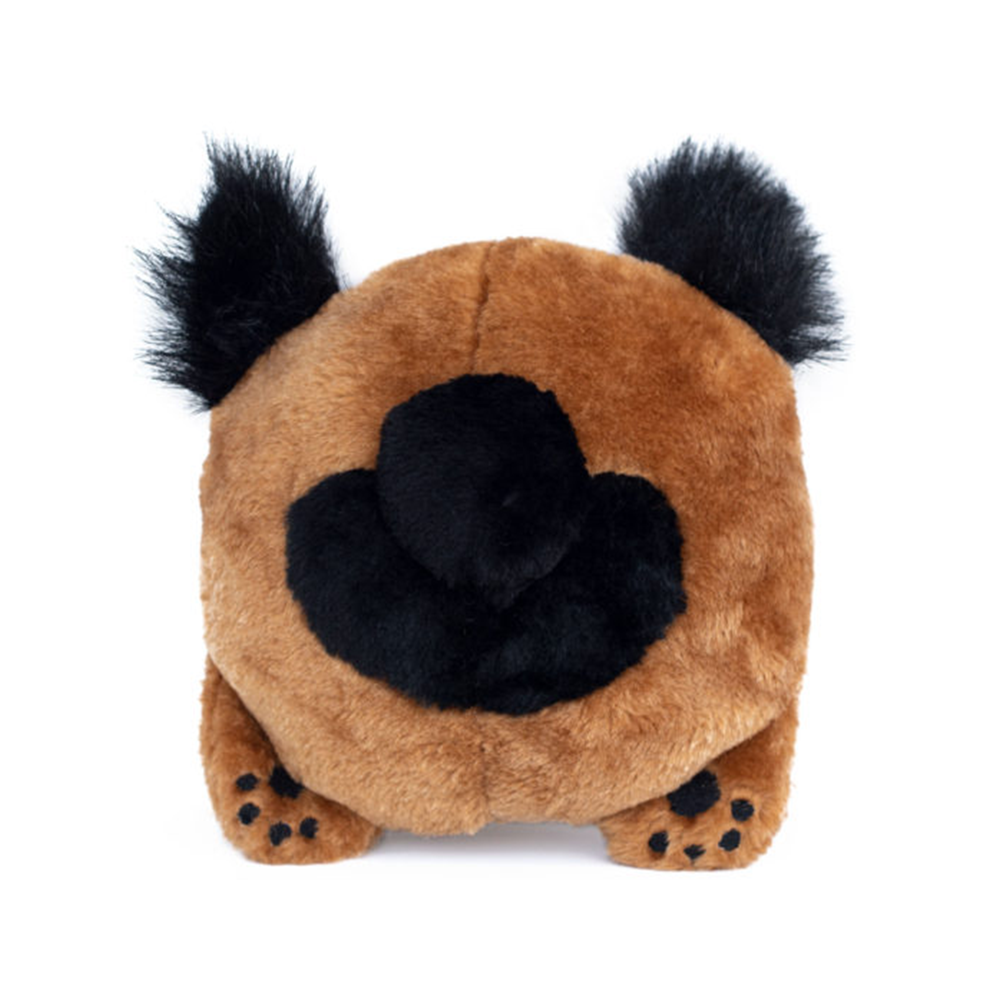 ZippyPaws - German Shepherd Bun Dog Plush Toy 