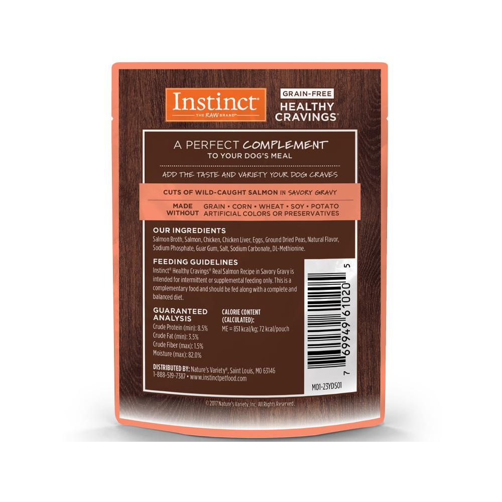 Nature's Variety - Instinct - Healthy Cravings Grain Free Salmon Complement Dog Pouch 