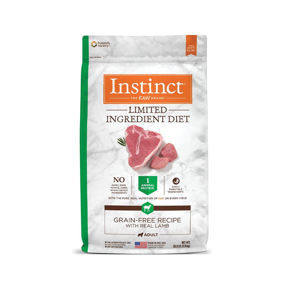 Nature's Variety - Instinct - Limited Ingredient Diet Grain Free Adult Dog Dry Food - Lamb 20 lb