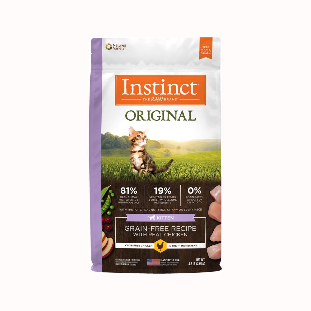 Nature's Variety - Instinct - Kitten Original Grain Free Duck Cat Dry Food 4.5 lb