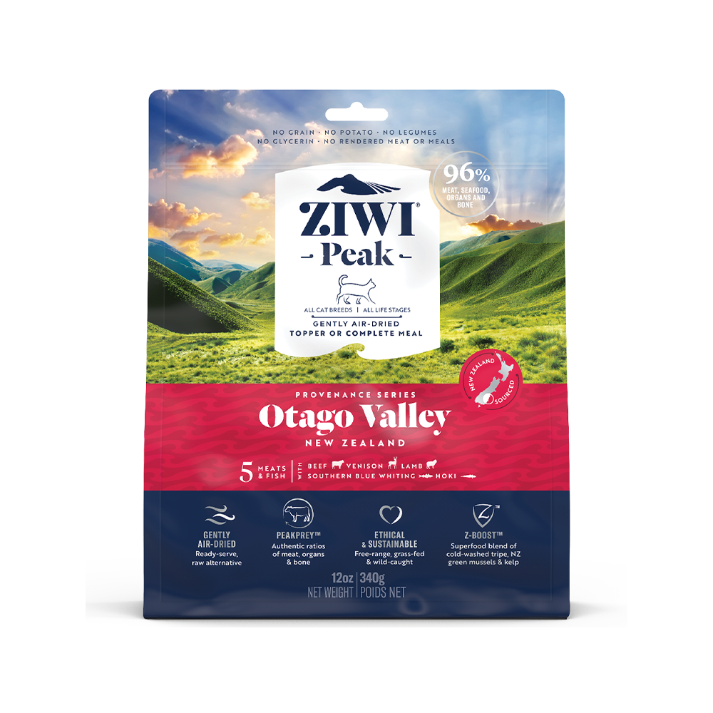 ZiwiPeak - Grain Free Gently Air Dried Otago Valley Recipe Cat Food 