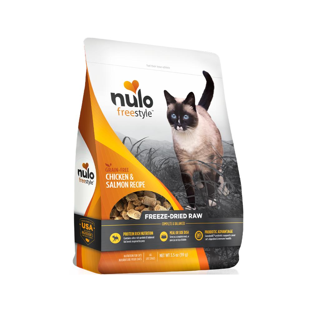 Nulo - FreeStyle All Life Stages Freeze-Dried Raw Chicken & Salmon Cat Food 3.5 oz