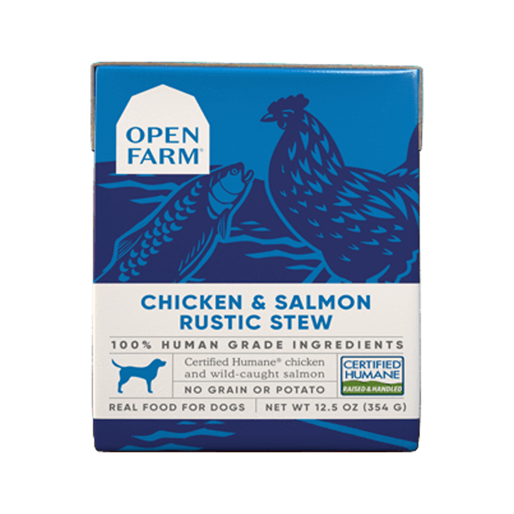 Open Farm - Chicken & Salmon Rustic Stew Dog Pouch 12.5 oz