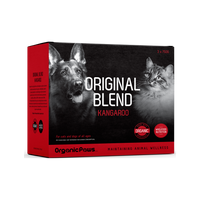 Organic Paws - Frozen - Certified Organic Frozen Kangaroo Dog & Cat Food 275 g