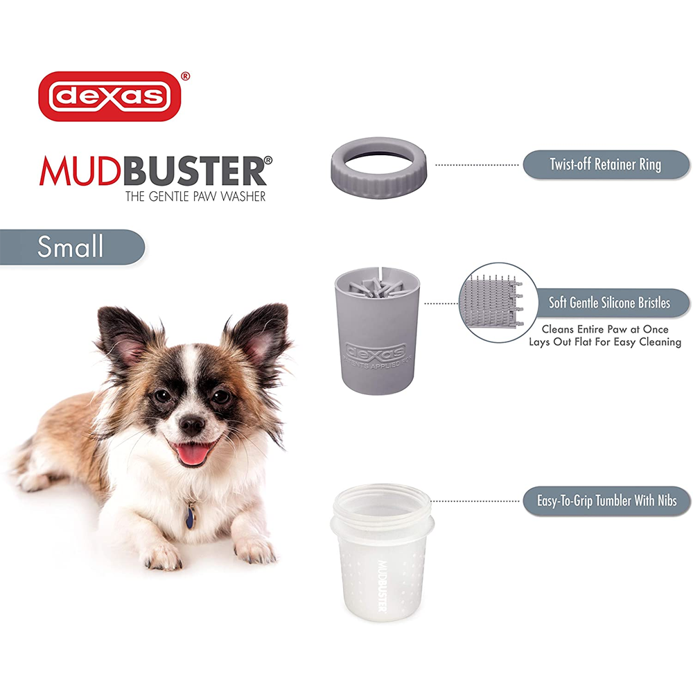 Dexas - MudBuster Portable Dog Paw Cleaner 