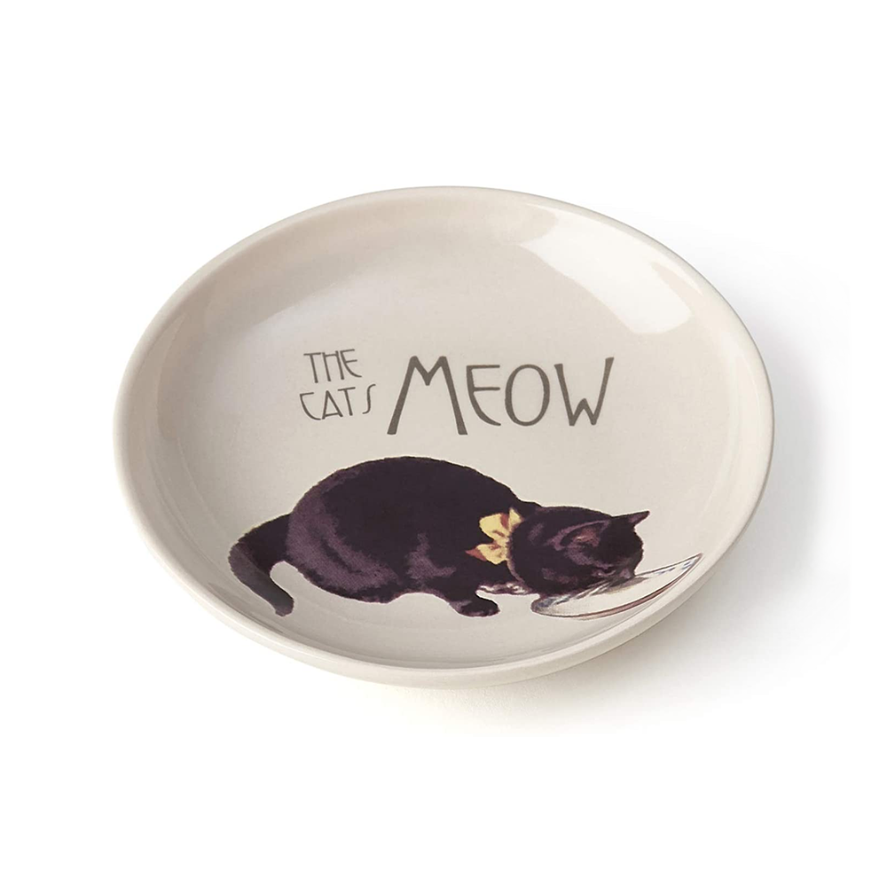 PetRageous Designs - Derby Cat Saucer Natural