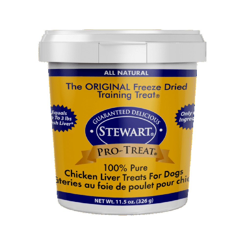 Stewart - Pro-Treat Freeze Dried Chicken Liver Dog Treats 11.5 oz