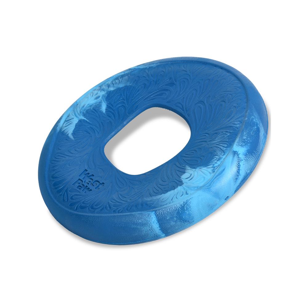 West Paw - Saliz Seaflex Flying Disc Dog Toy Blue