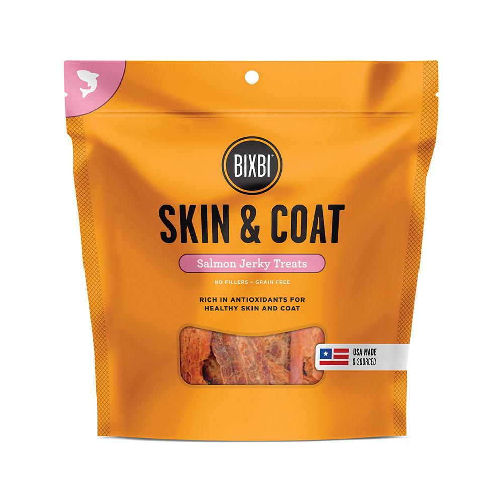 Bixbi - Skin & Coat Salmon Jerky Dog Treats 4 oz