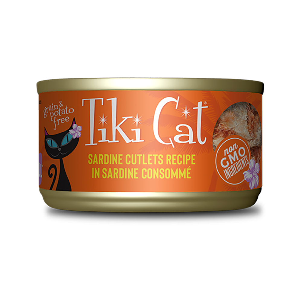 Tiki Pets - Grill Sardine Cutlets Cat Can 2.8 oz