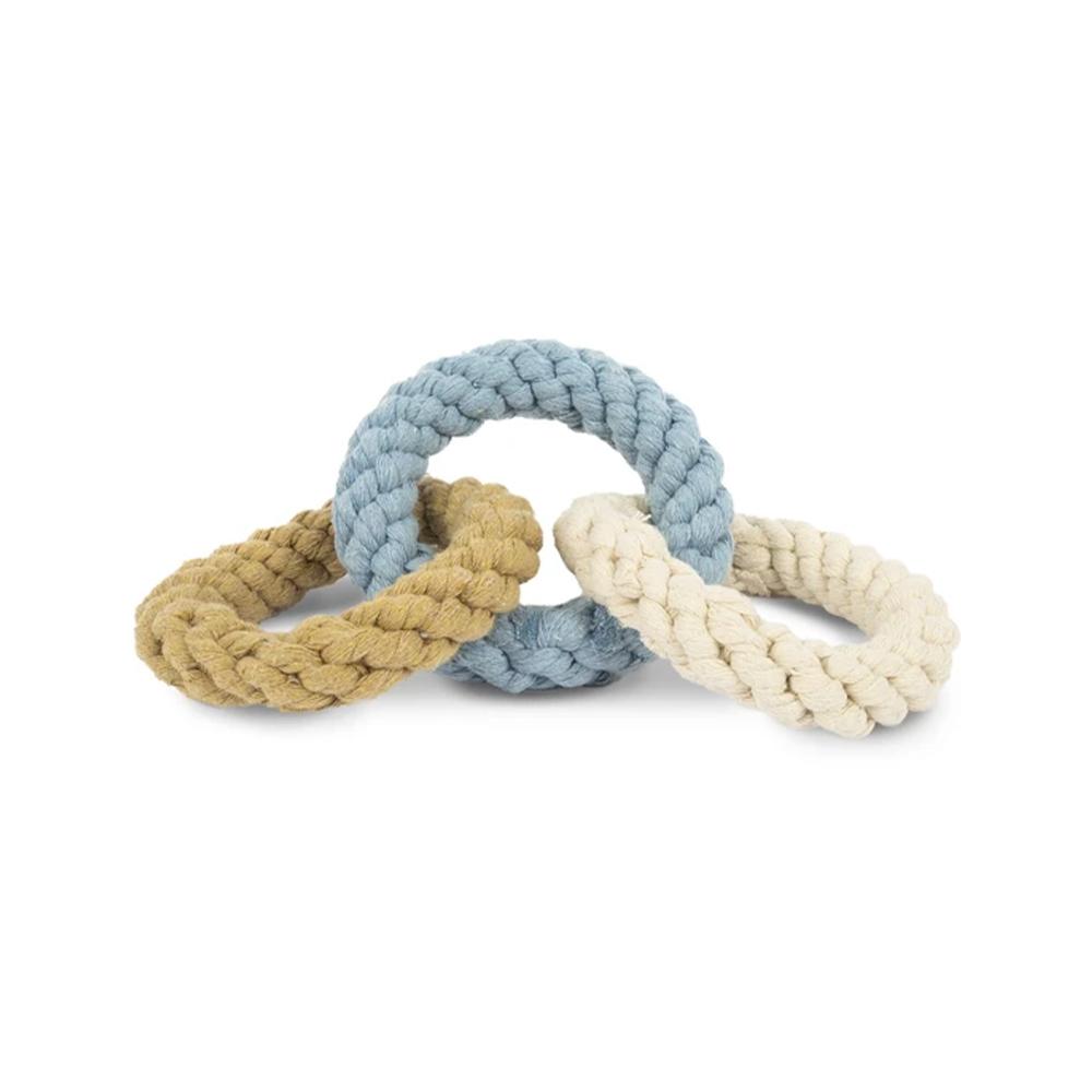 Harry Barker - Tri - Color Twist & Tug Rope Dog Toy 