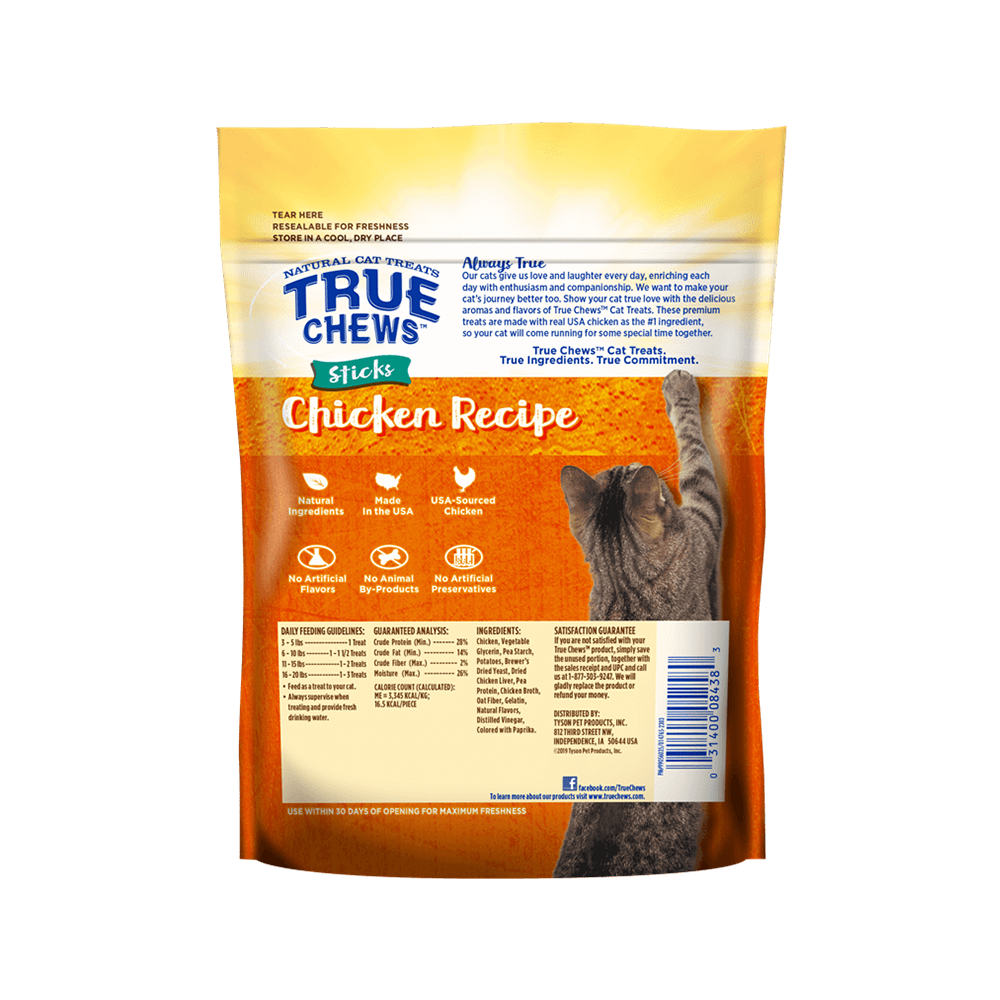 True Chews - Chicken Sticks Cat Treats 