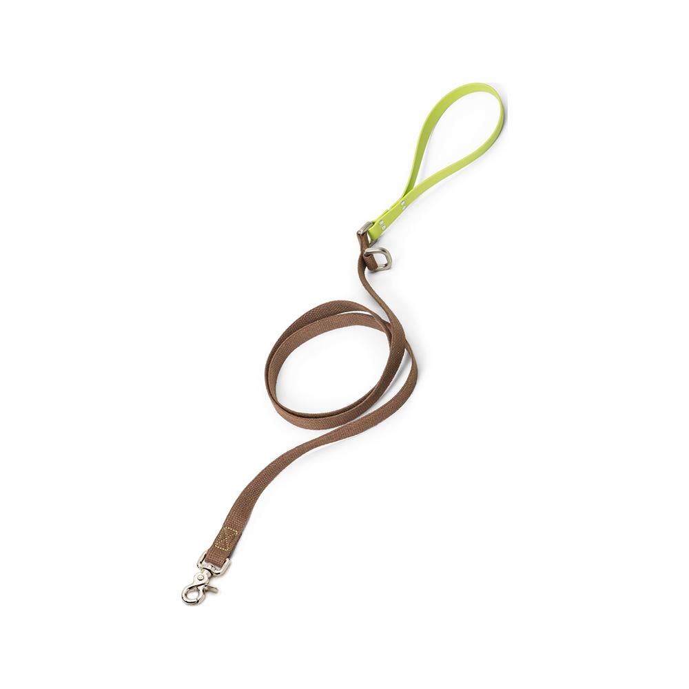 West Paw - Strolls Leash with Comfort Grip Brown / Green