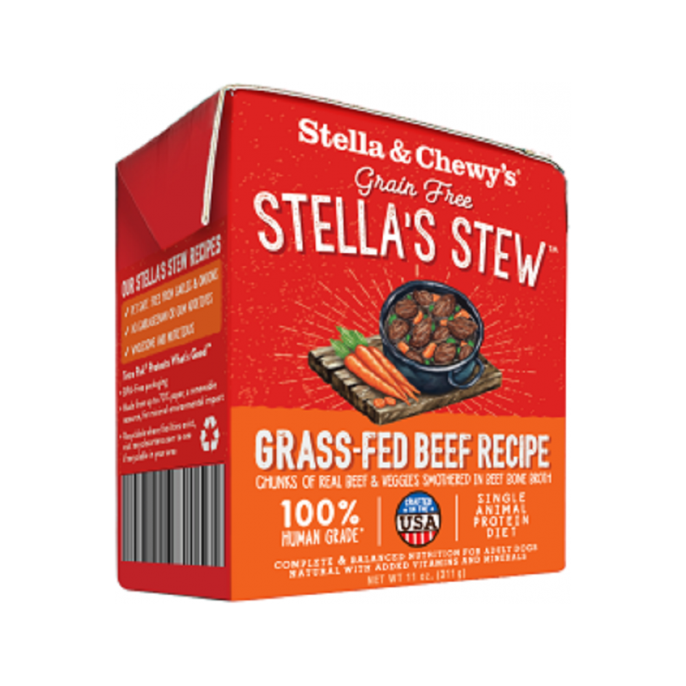 Stella & Chewy's Kibble - Grain Free Grass Fed Beef Stew Dog Food 11 oz