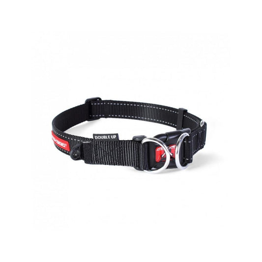 Ezydog - Double Up Dog Collar Black