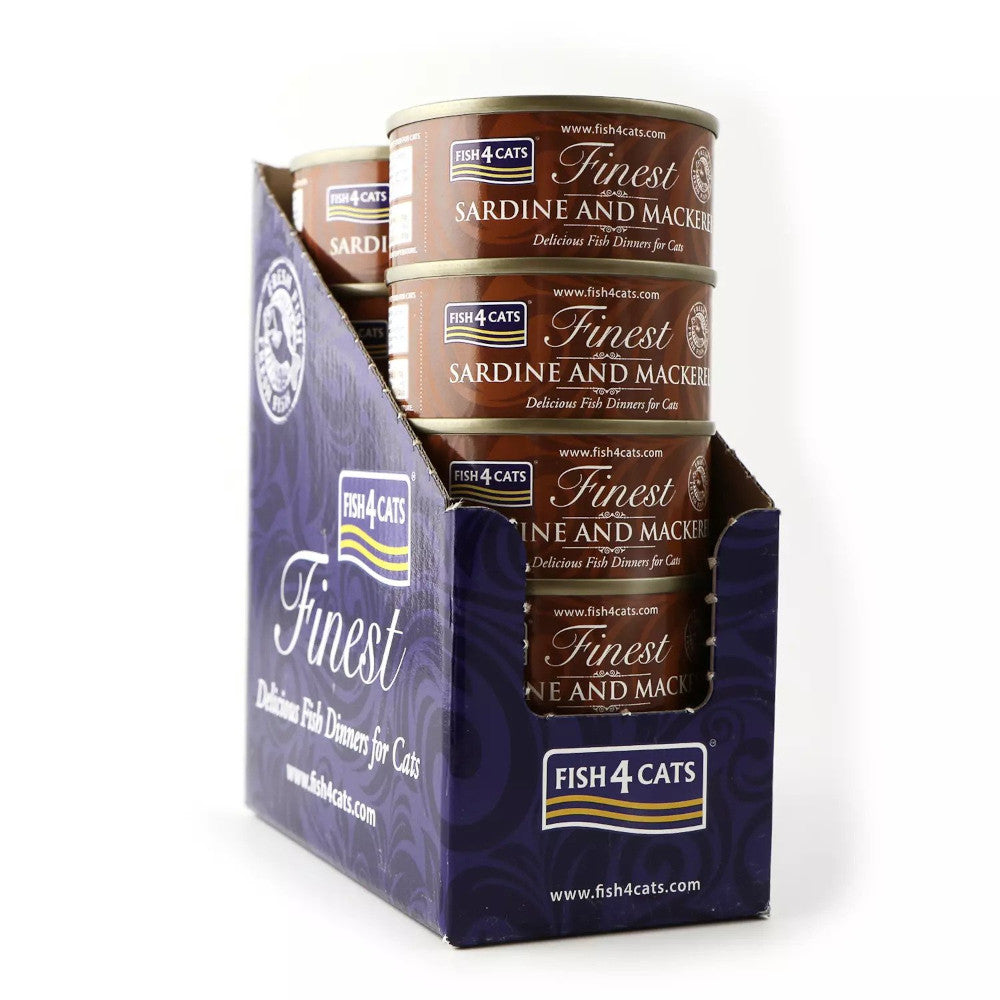 Fish4cats 優質沙甸魚配鯖魚貓罐頭