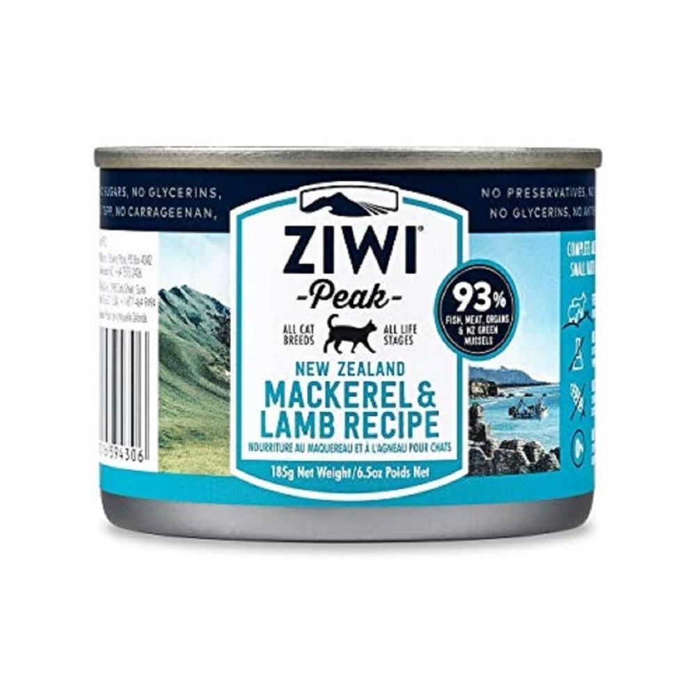 ZiwiPeak - Grain Free Mackerel & Lamb Cat Can 185 g