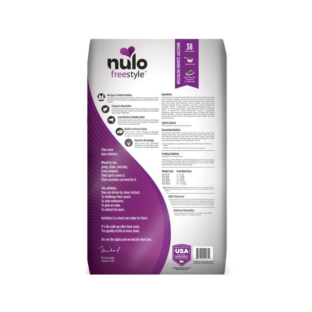 Nulo - FreeStyle High - Meat Small Breed Dog Dry Food - Salmon & Red Lentils 