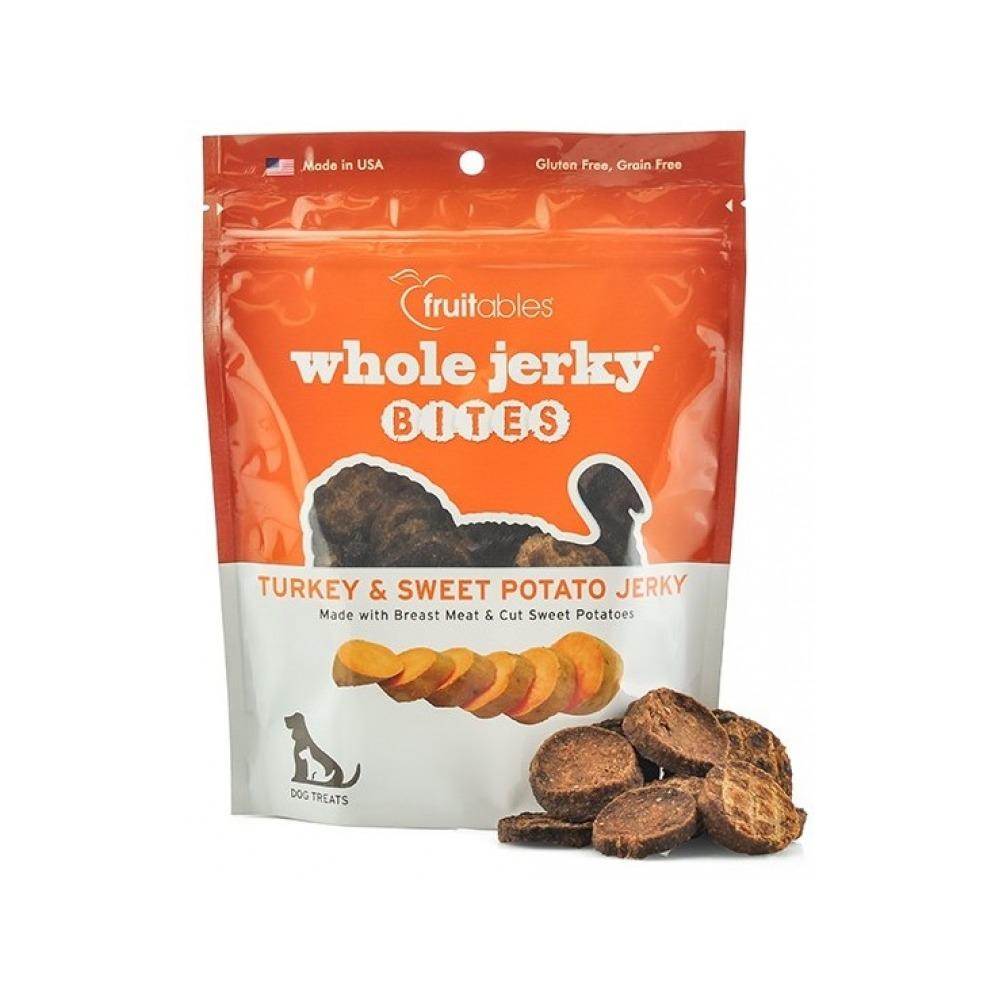 Fruitables Pet Foods - Turkey & Sweet Potato Whole Jerky Bites Dog Treats 5 oz