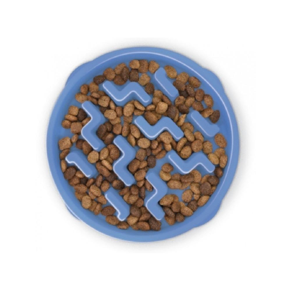Outward Hound - Fun Feeder Dog Slow Bowl Blue