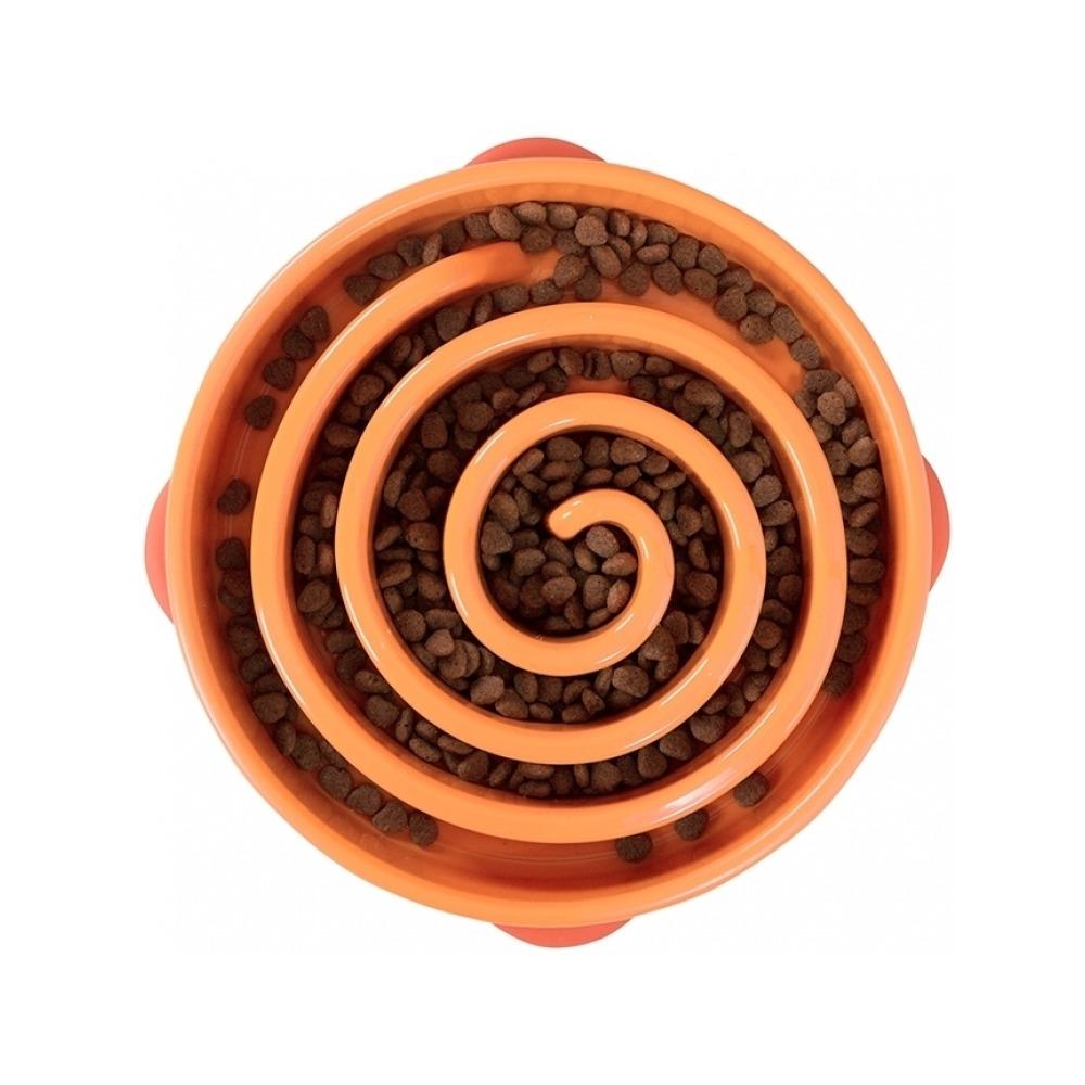 Outward Hound - Fun Feeder Dog Slow Bowl Orange