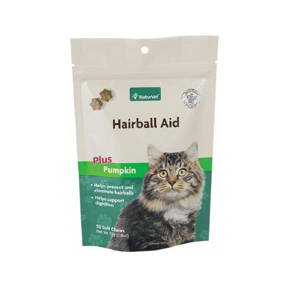 NaturVet - Hairball Aid Cat Soft Chews 50 chews