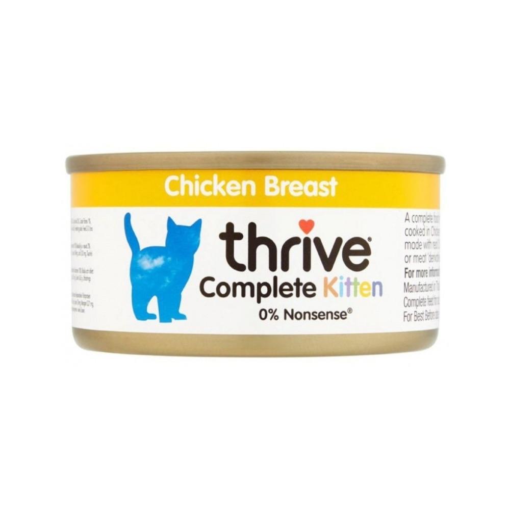 Thrive - Complete Chicken Breast Cat Can for Kitten 75 g