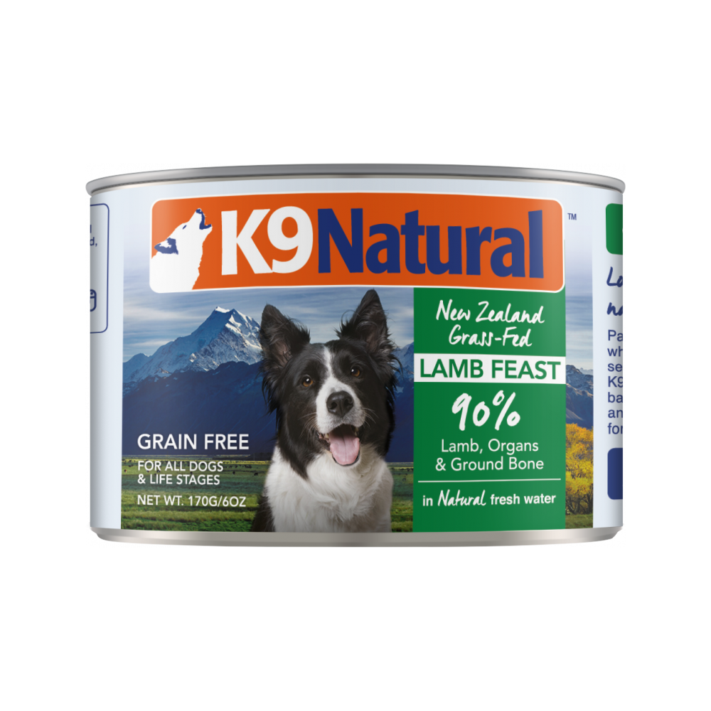 K9 Natural - All Life Stages Grass Fed Lamb Feast Dog Can 170 g