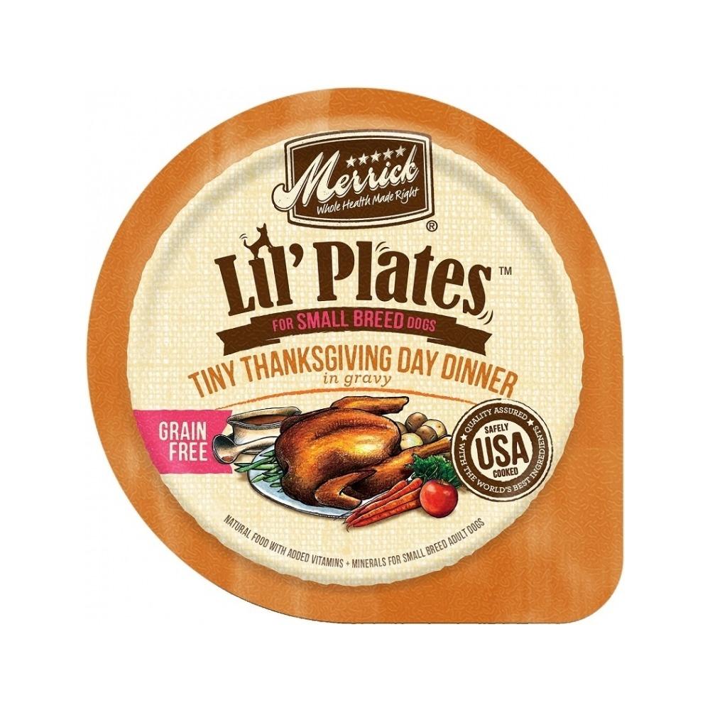 Merrick - Lil' Plates Adult Grain Free Thanksgiving Day Dinner Dog Can for Small Breeds 3.5 oz
