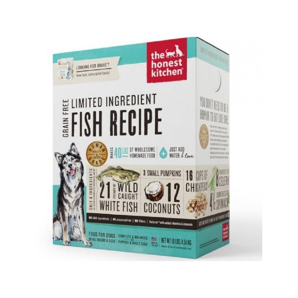 Honest Kitchen - Adult Grain Free Limited Ingredient Fish & Coconut Complete Dehydrated Dog Food 4 lb